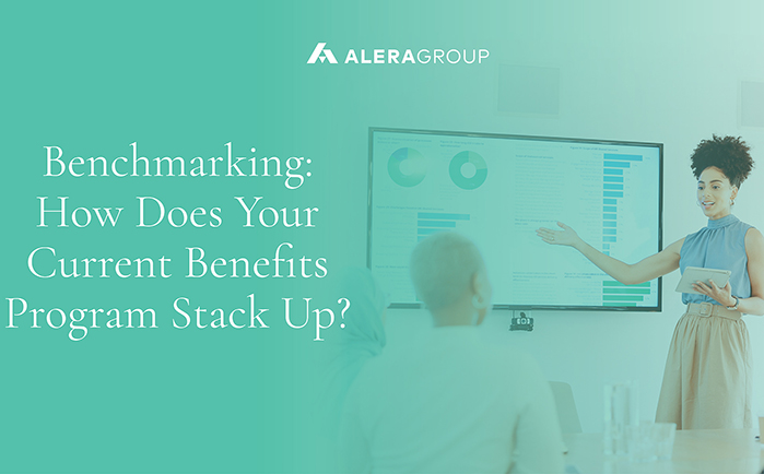 Image representing Alera Group's "Healthcare and Employee Benefits Benchmarking Report"